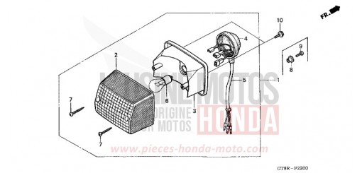 FANALE POSTERIORE PK50R di 1994